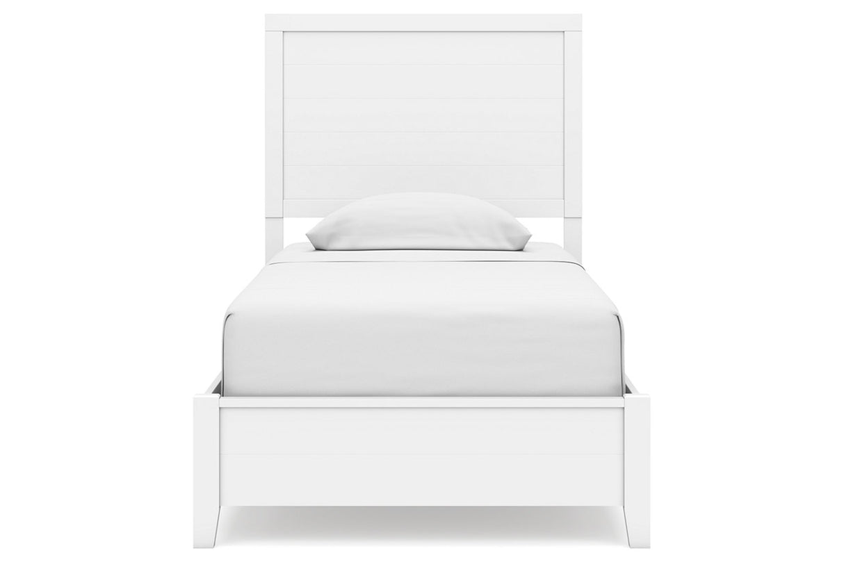 Binterglen White Twin Panel Bed from Ashley - Luna Furniture