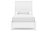 Binterglen White Twin Panel Bed from Ashley - Luna Furniture