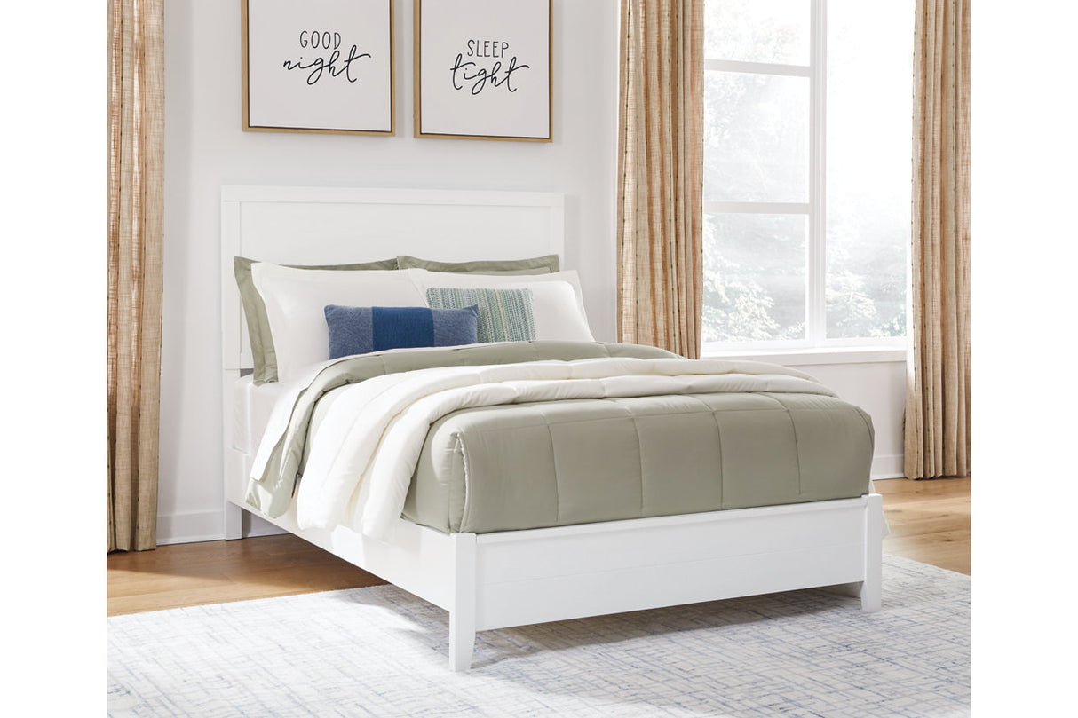 Binterglen White Full Panel Bed from Ashley - Luna Furniture