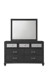 Lila Black Upholstered Panel Youth Bedroom Set -  Crown Mark - Luna Furniture