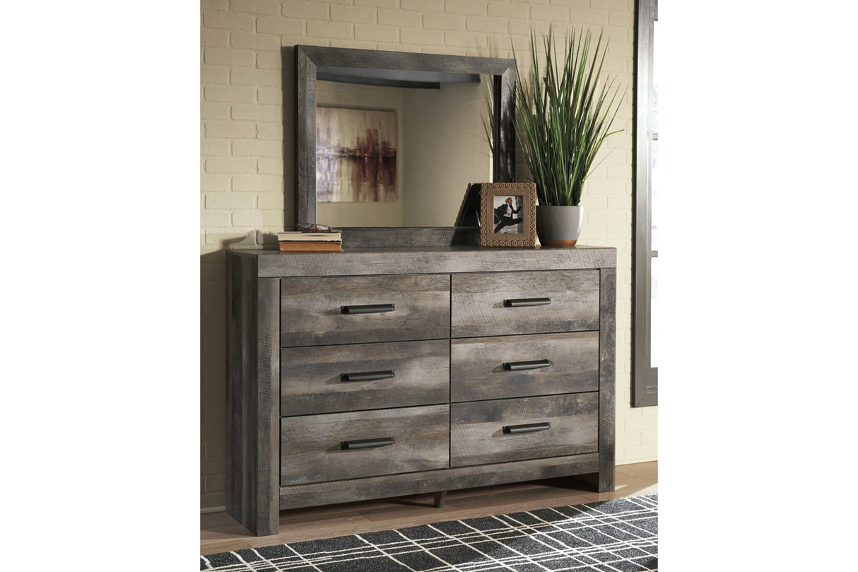 Wynnlow Gray Dresser and Mirror from Ashley - Luna Furniture