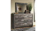 Wynnlow Gray Dresser and Mirror from Ashley - Luna Furniture