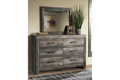 Wynnlow Gray Dresser and Mirror -  Ashley - Luna Furniture