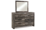 Wynnlow Gray Dresser and Mirror from Ashley - Luna Furniture