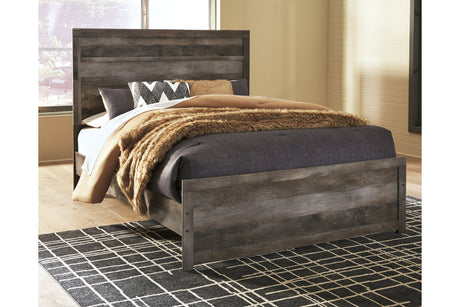 Wynnlow Gray Queen Platform Bed -  Ashley - Luna Furniture