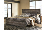 Wynnlow Gray King Platform Panel Bed -  Ashley - Luna Furniture