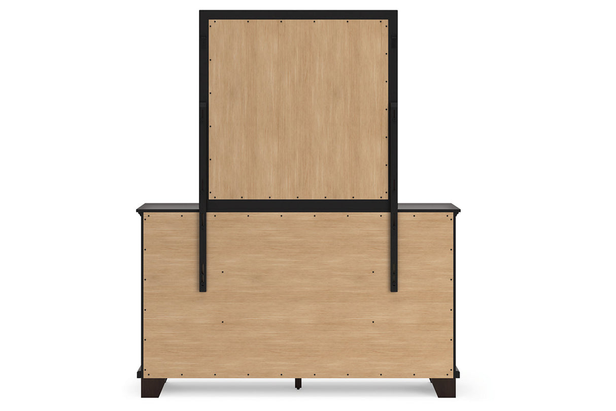 Covetown Dark Brown Dresser and Mirror -  Ashley - Luna Furniture