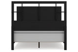 Covetown Dark Brown Queen Panel Bed -  Ashley - Luna Furniture