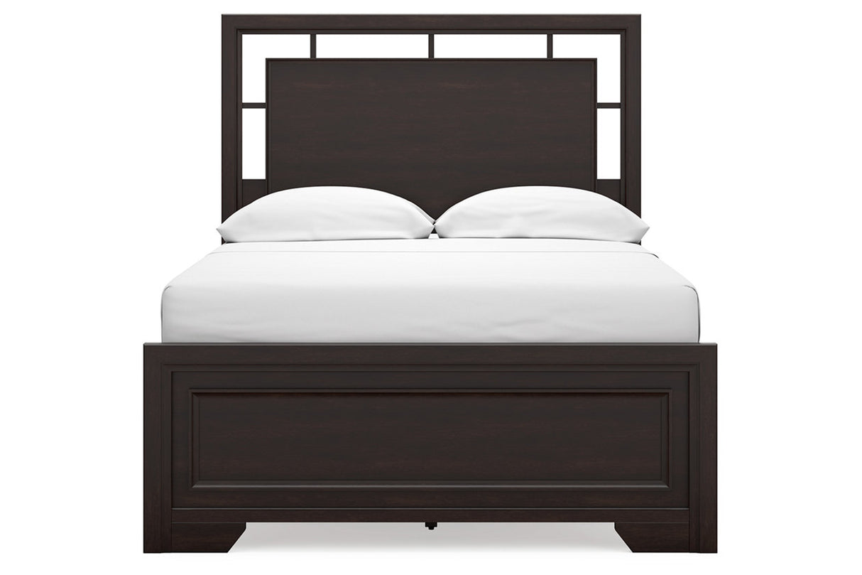 Covetown Dark Brown Full Panel Bed -  Ashley - Luna Furniture