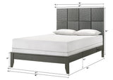 Denker Gunmetal Panel Youth Bedroom Set -  Crown Mark - Luna Furniture