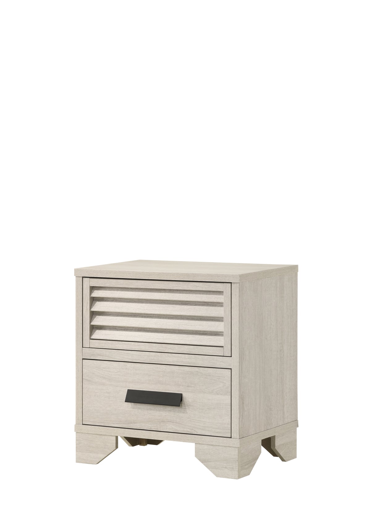 Sarter White Nightstand -  Crown Mark - Luna Furniture