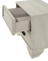 Sarter White Nightstand -  Crown Mark - Luna Furniture