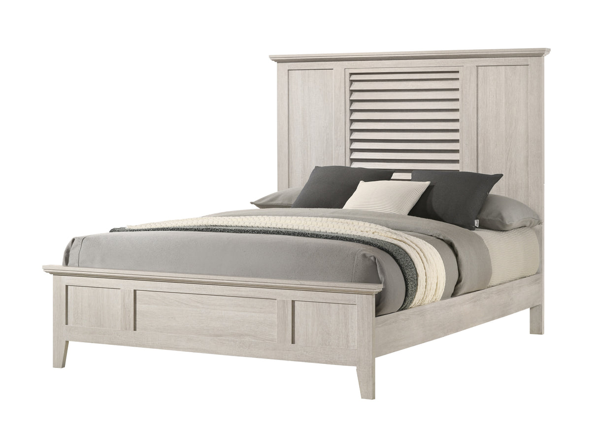 Sarter White Panel Bedroom Set -  Crown Mark - Luna Furniture