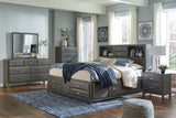 Caitbrook Gray Queen Storage Bed with 8 Drawers -  Ashley - Luna Furniture