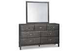 Caitbrook Gray Dresser and Mirror -  Ashley - Luna Furniture