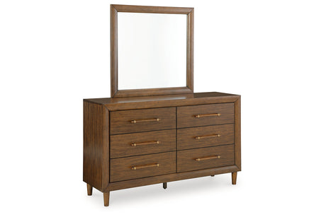 Lyncott Brown Dresser and Mirror -  Ashley - Luna Furniture