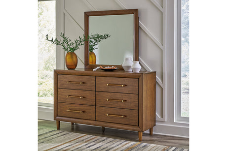 Lyncott Brown Dresser and Mirror -  Ashley - Luna Furniture