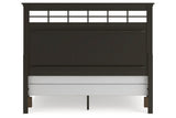 Shawbeck Dark Brown California King Panel Bed from Ashley - Luna Furniture