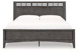 Montillan Grayish Brown Queen Panel Bed -  Ashley - Luna Furniture