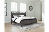 Montillan Grayish Brown King Panel Bed -  Ashley - Luna Furniture