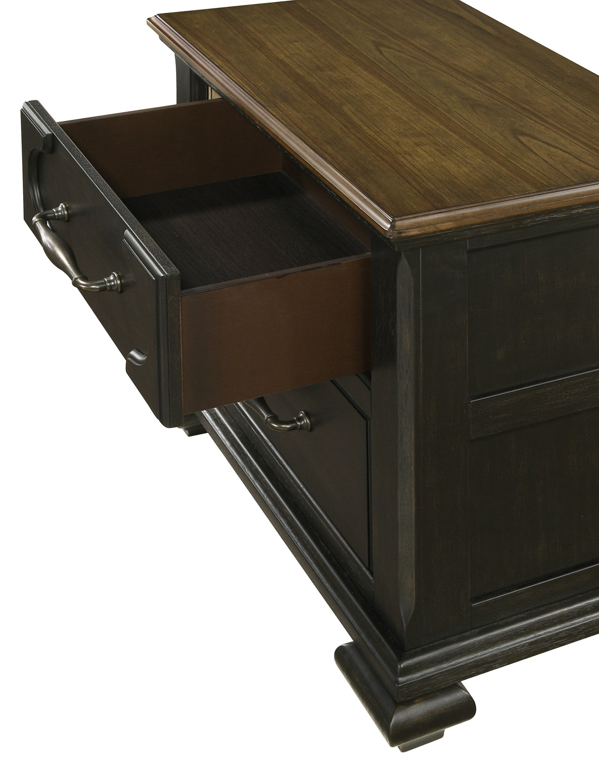 Hamilton Dark Brown Nightstand -  Crown Mark - Luna Furniture