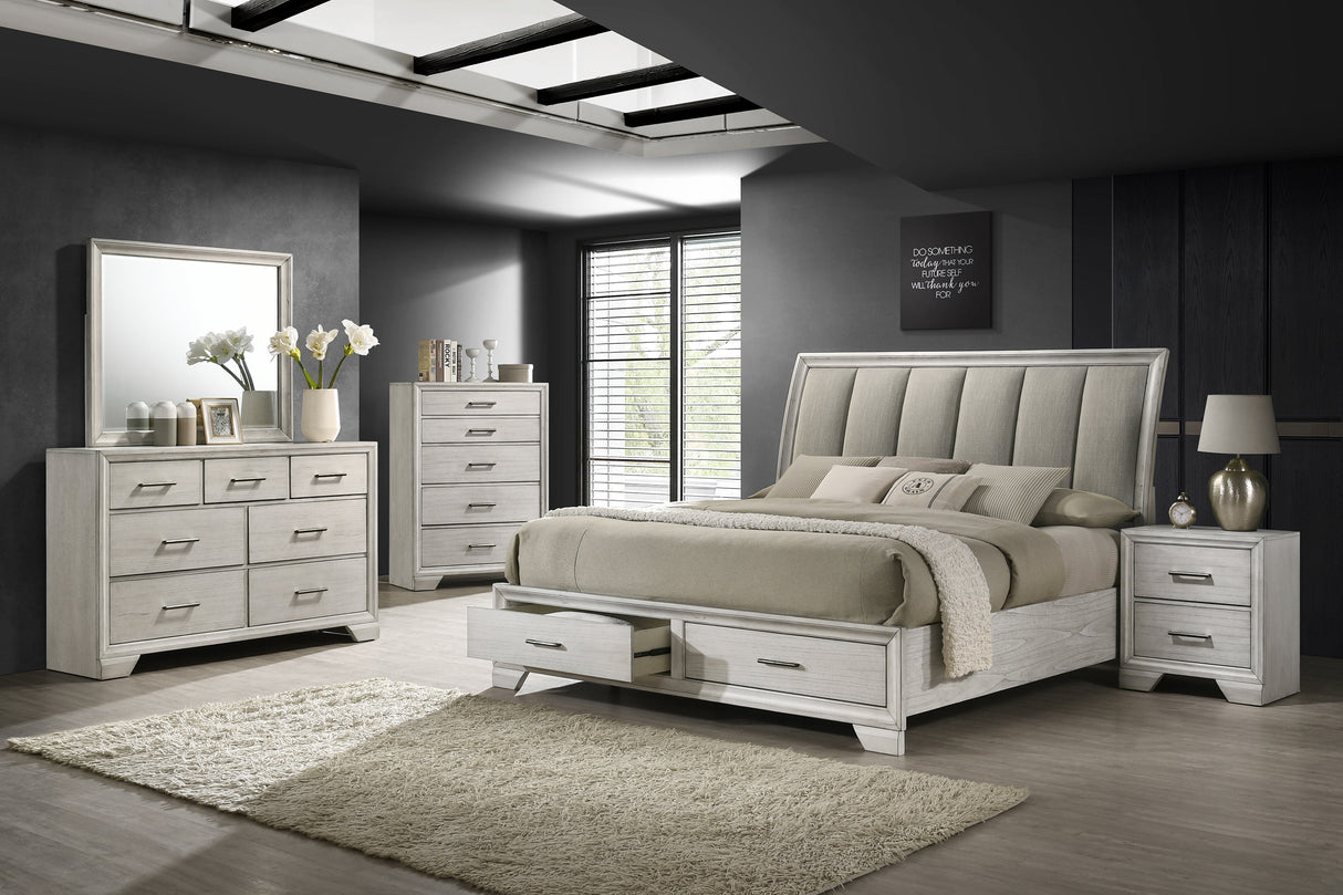 Jaymes White Mist Dresser -  Crown Mark - Luna Furniture