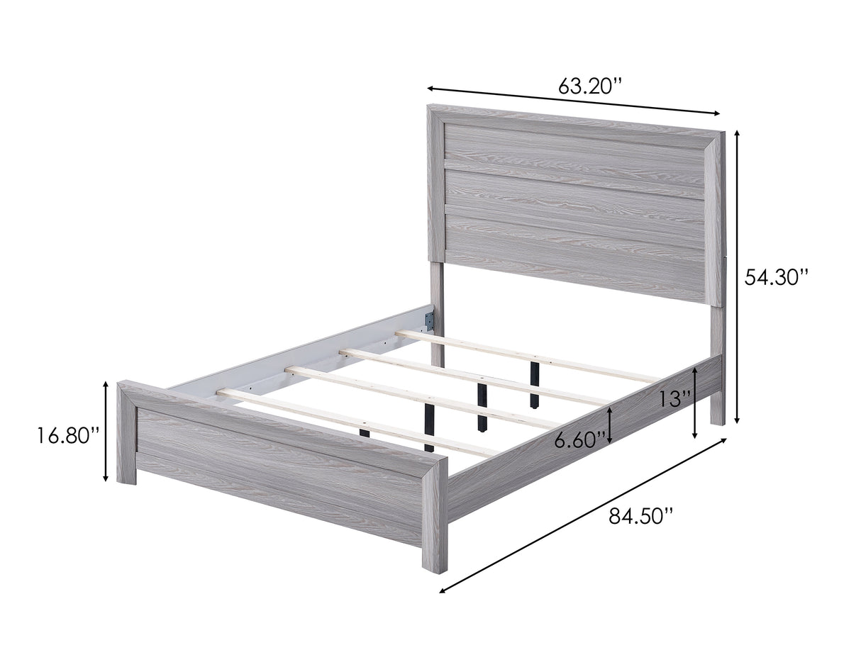 Adelaide Driftwood Panel Bedroom Set -  Crown Mark - Luna Furniture