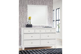 Fortman White Dresser and Mirror -  Ashley - Luna Furniture