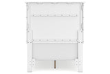 Fortman White Twin Panel Bed -  Ashley - Luna Furniture