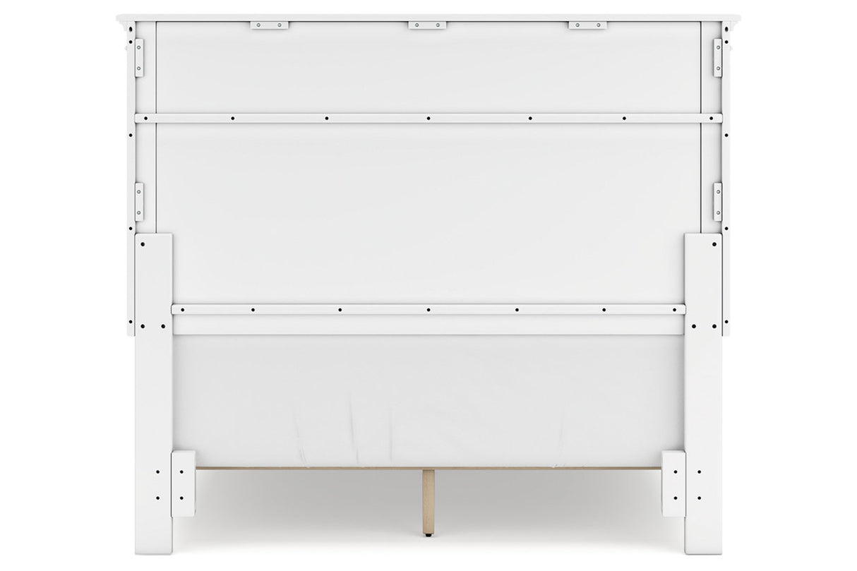 Fortman White Full Panel Bed -  Ashley - Luna Furniture