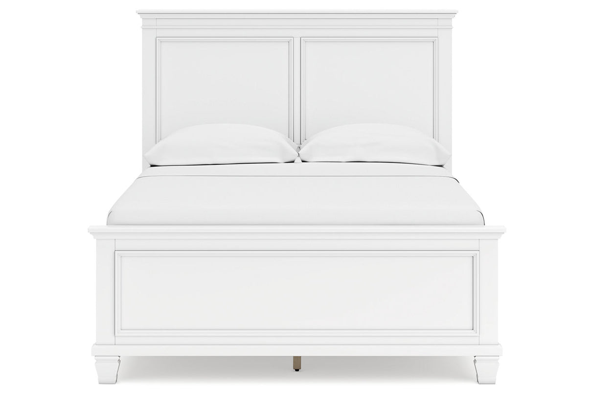 Fortman White Full Panel Bed -  Ashley - Luna Furniture