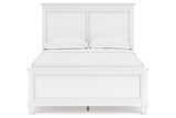 Fortman White Full Panel Bed -  Ashley - Luna Furniture