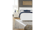 Fortman White King Panel Bed -  Ashley - Luna Furniture