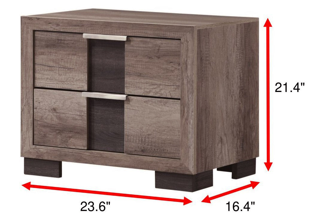 Rangley Brown Nightstand -  Crown Mark - Luna Furniture