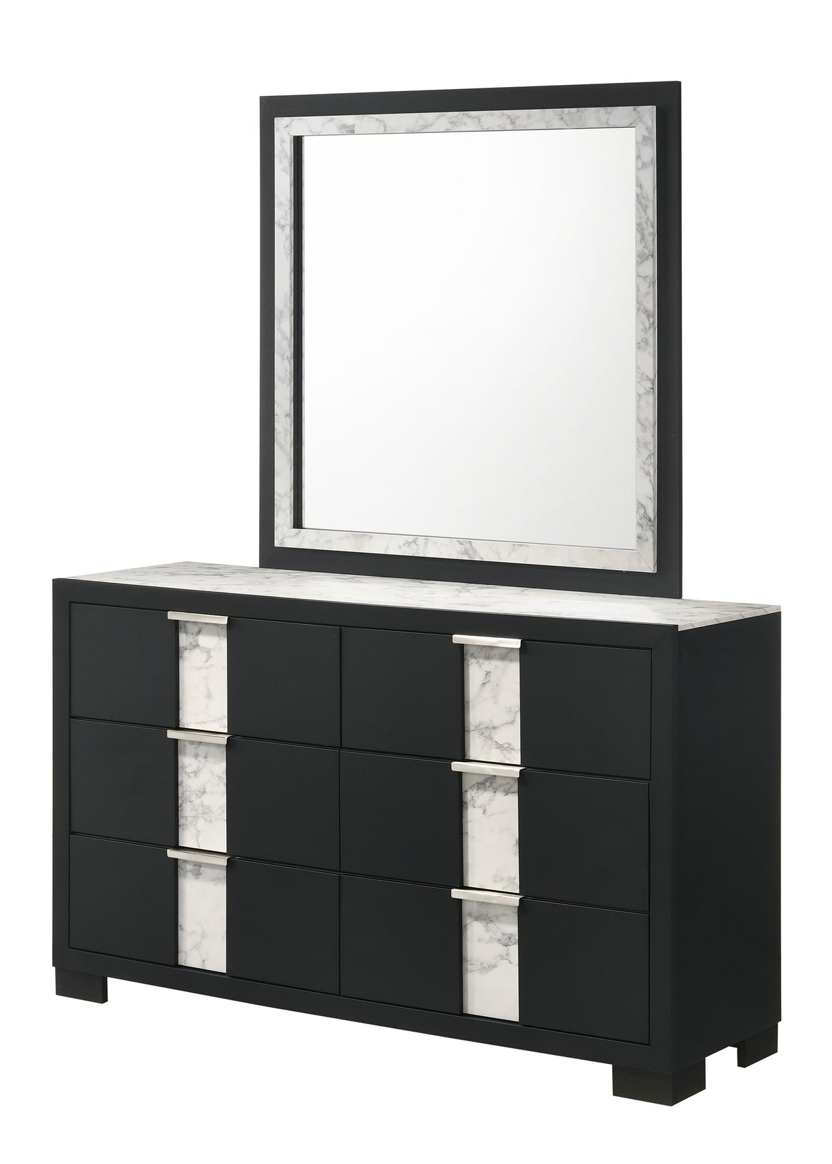 Rangley Black Dresser -  Crown Mark - Luna Furniture