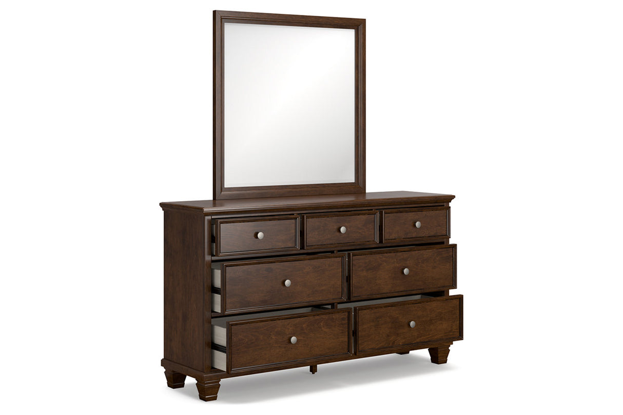 Danabrin Brown Dresser and Mirror -  Ashley - Luna Furniture