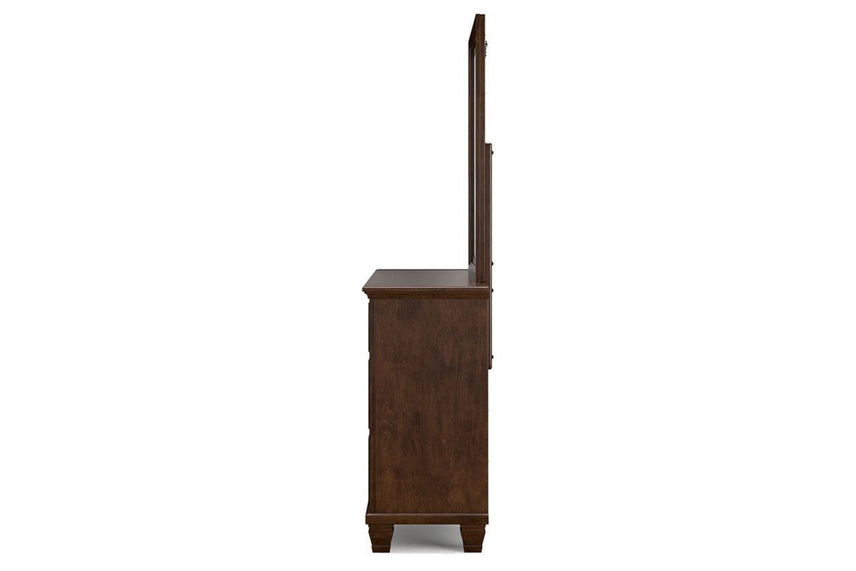 Danabrin Brown Dresser and Mirror -  Ashley - Luna Furniture