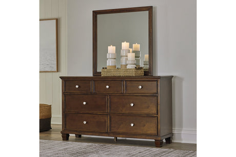 Danabrin Brown Dresser and Mirror -  Ashley - Luna Furniture