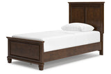 Danabrin Brown Twin Panel Bed -  Ashley - Luna Furniture