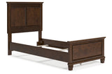 Danabrin Brown Twin Panel Bed -  Ashley - Luna Furniture