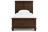 Danabrin Brown Twin Panel Bed -  Ashley - Luna Furniture