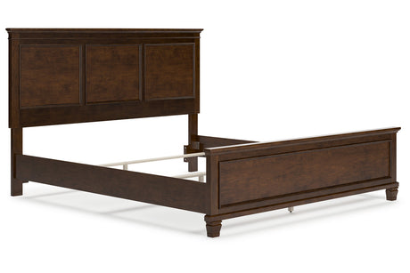 Danabrin Brown California King Panel Bed -  Ashley - Luna Furniture