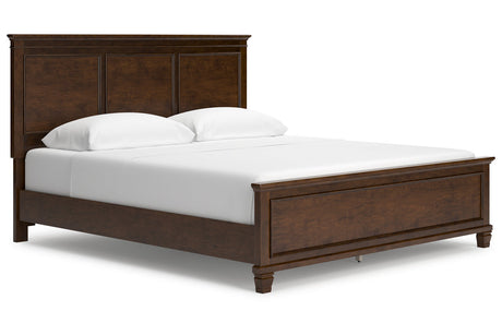 Danabrin Brown California King Panel Bed -  Ashley - Luna Furniture