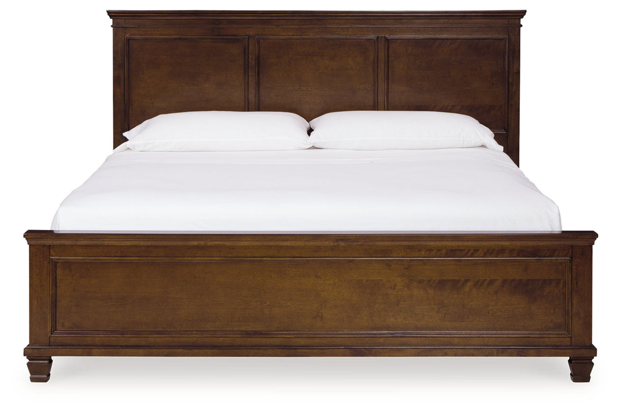 Danabrin Brown King Panel Bed -  Ashley - Luna Furniture