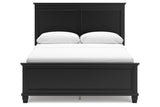 Lanolee Black Queen Panel Bed -  Ashley - Luna Furniture