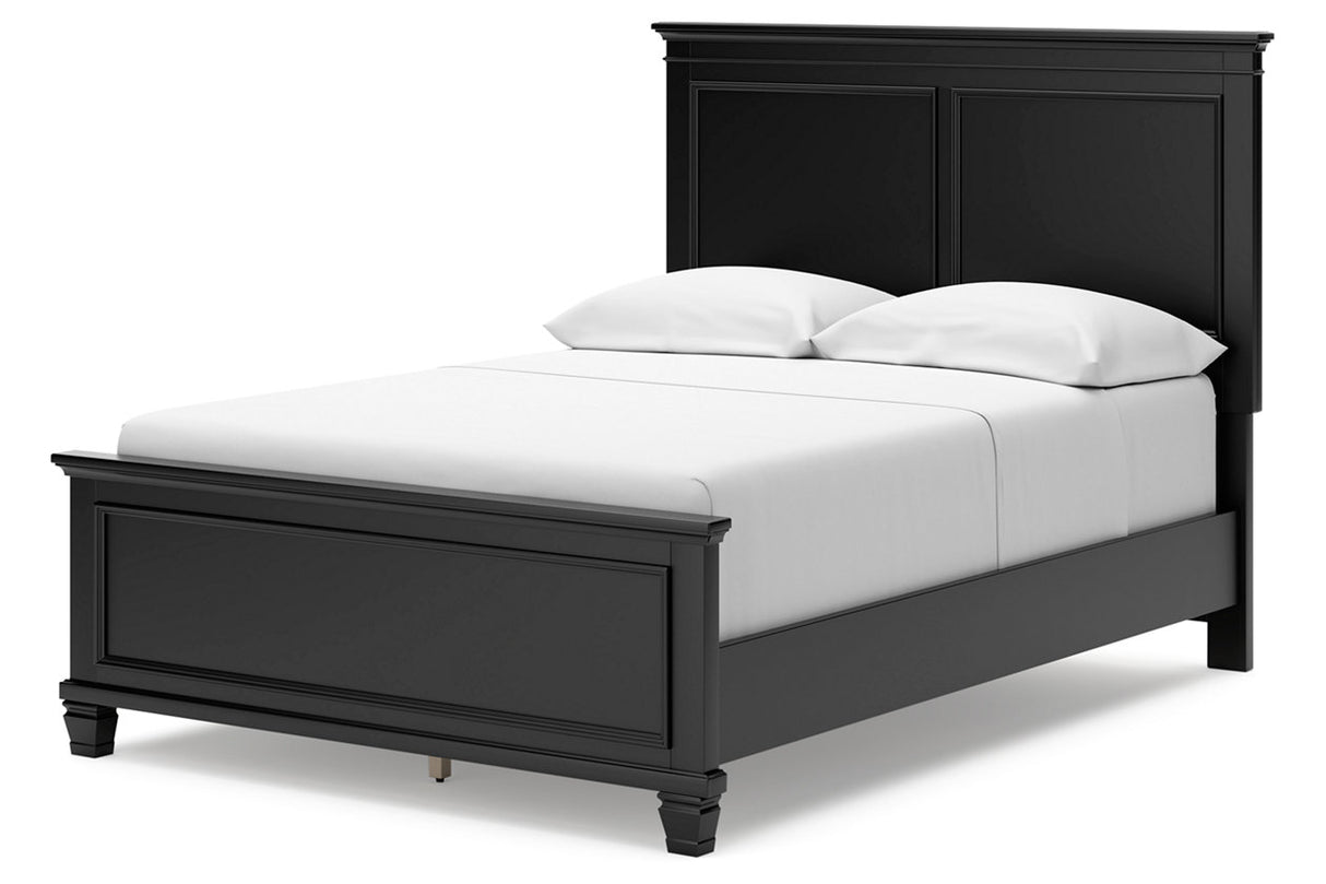 Lanolee Black Full Panel Bed -  Ashley - Luna Furniture