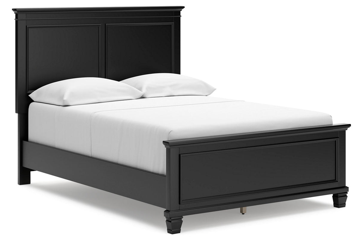 Lanolee Black Full Panel Bed -  Ashley - Luna Furniture