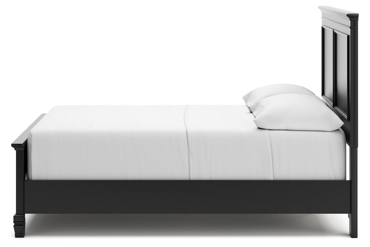 Lanolee Black Full Panel Bed -  Ashley - Luna Furniture