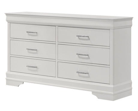 Amalia White Dresser from Crown Mark - Luna Furniture