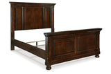 Porter Rustic Brown Queen Panel Bed -  Ashley - Luna Furniture